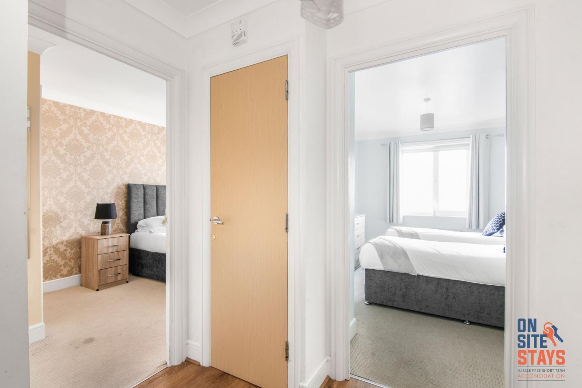 Onsitestays - Cosy 2-Bedroom Apartment With Free Parking, Wi-Fi & London Links Northfleet Kültér fotó